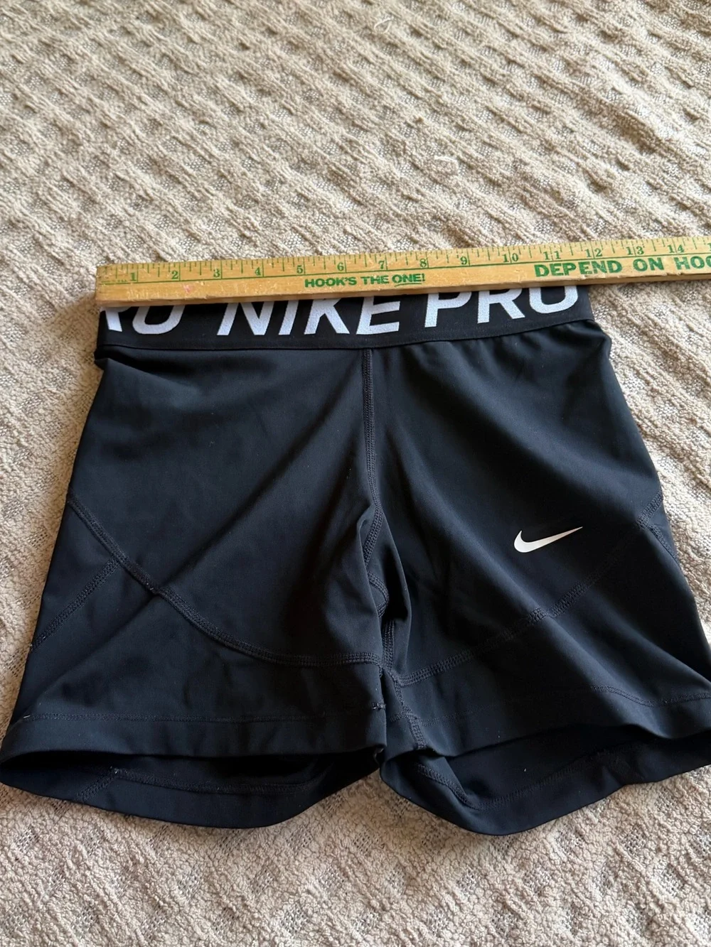 Nike pro 2 piece athletic bike short shorts